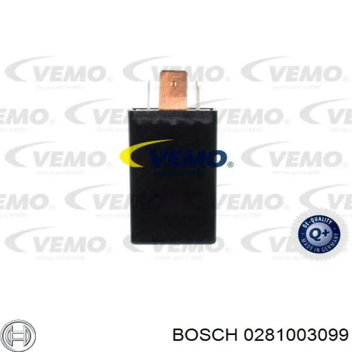 Реле управління Bosch 0281003099 ціна, від 12.14 USD