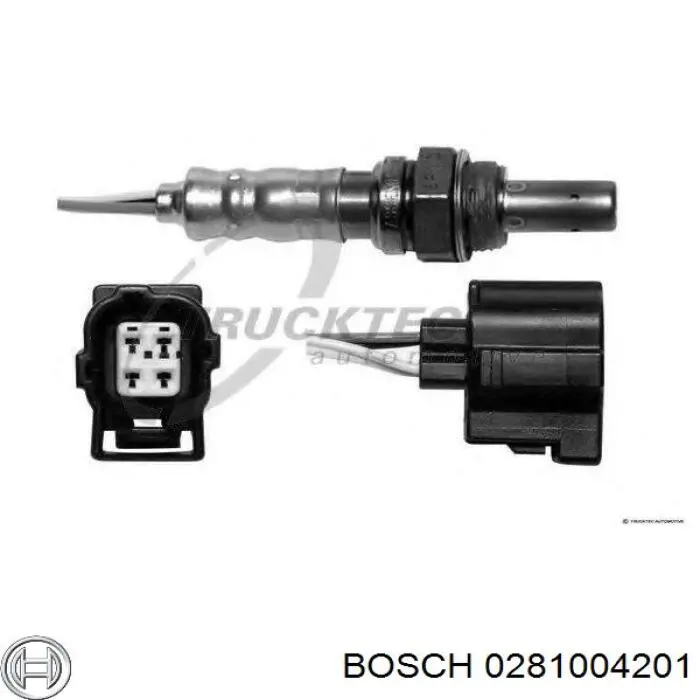 Купити 0281004201 Bosch Лямбдазонд, датчик кисню до каталізатора