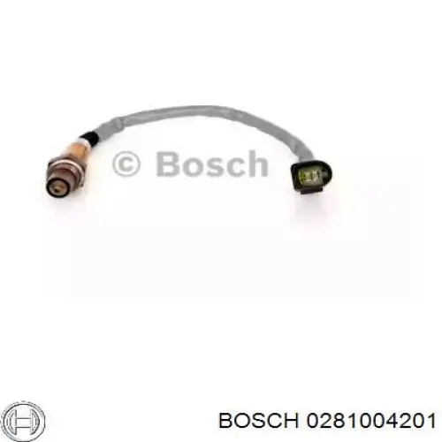 Лямбдазонд, датчик кисню до каталізатора 0281004201 Bosch
