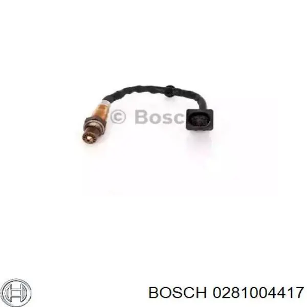 0281004417 Bosch Лямбда-зонд, датчик кисню до каталізатора, правий