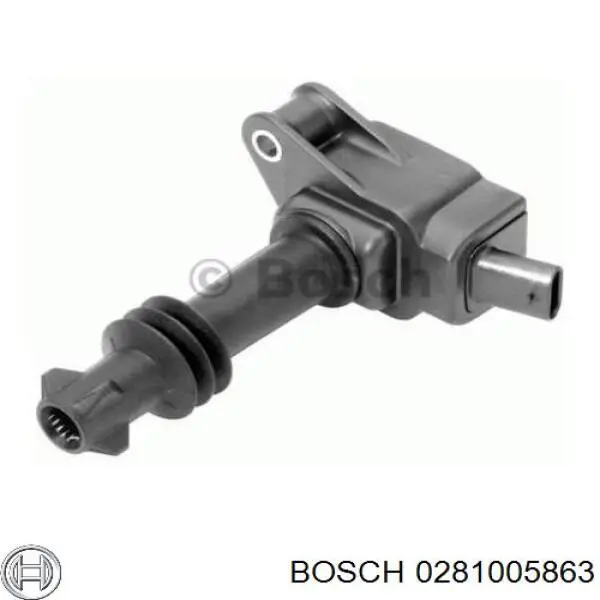 Котушка запалювання Bosch 0281005863 ціна, від 173.82 USD