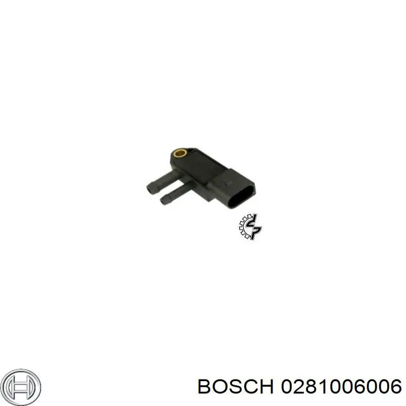 Купити 0281006006 Bosch Датчик тиску вихлопних газів