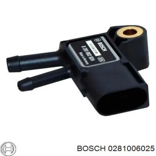 Датчик тиску вихлопних газів 0281006025 Bosch