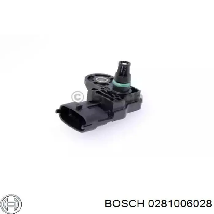 0281006028 Bosch датчик тиску наддуву (датчик нагнітання повітря в турбіну)