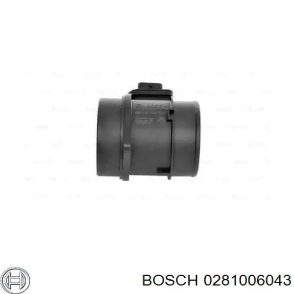 Датчик масової витрати повітря Bosch 0281006043 ціна, від 45.91 USD