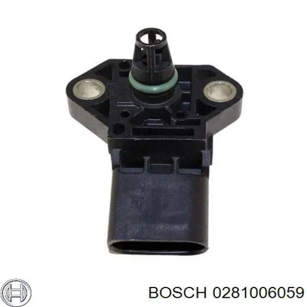 0281006059 Bosch датчик тиску наддуву (датчик нагнітання повітря в турбіну)