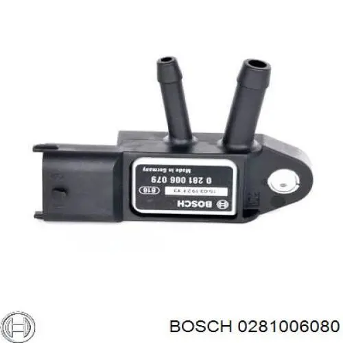 Датчик тиску вихлопних газів 0281006080 Bosch