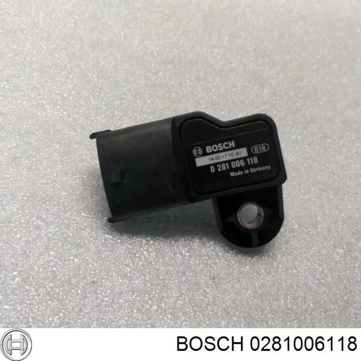 0281006118 Bosch Датчик наддува