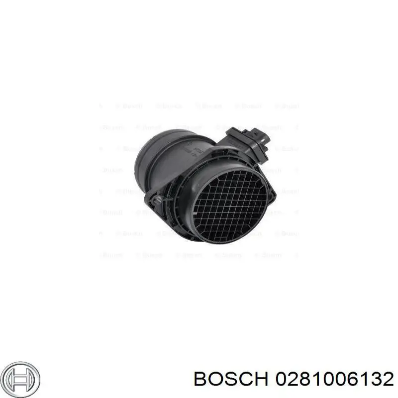 Датчик потоку (витрати) повітря, витратомір MAF - (Mass Airflow) 0281006132 Bosch