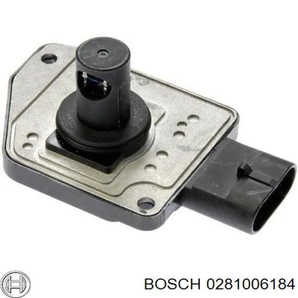 0281006184 Bosch датчик потоку (витрати повітря, витратомір MAF - (Mass Airflow))