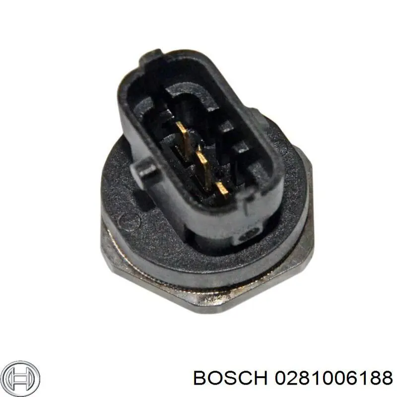 Датчик тиску палива 166384578R Renault (RVI)