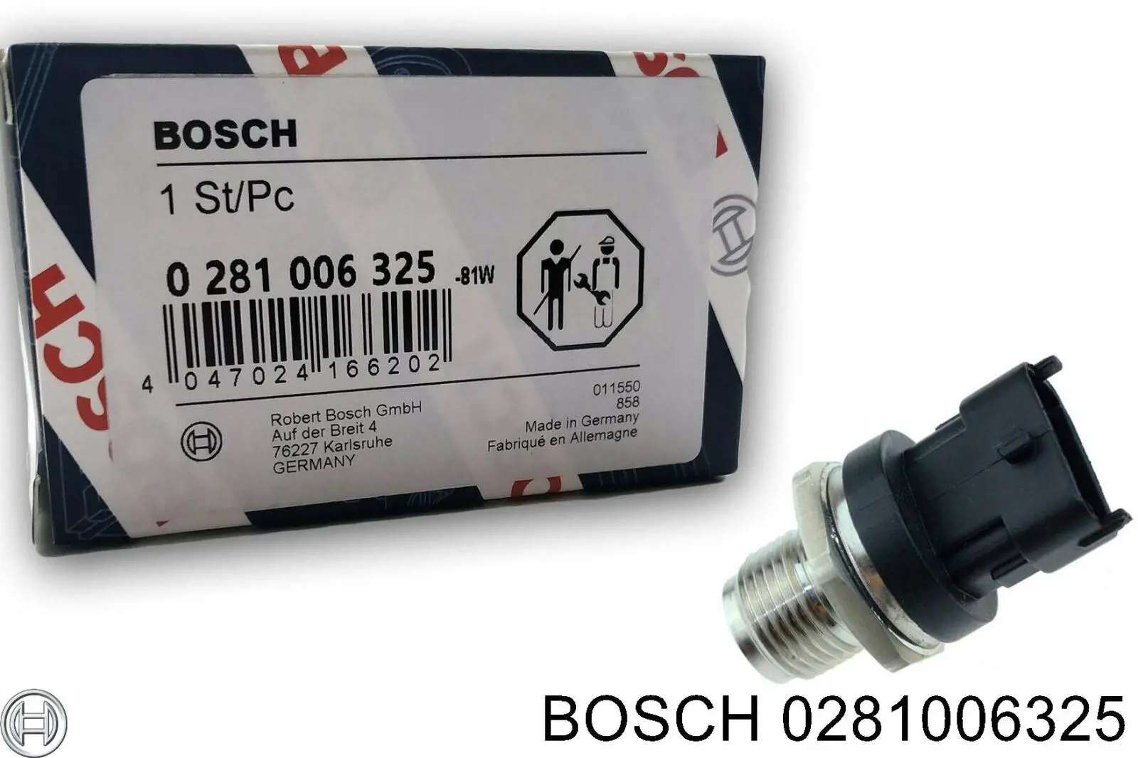 Датчик тиску палива 0281006325 Bosch