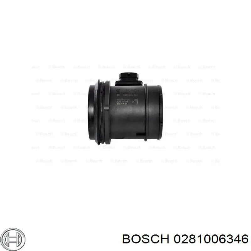 0281006346 Bosch датчик потоку (витрати повітря, витратомір MAF - (Mass Airflow))