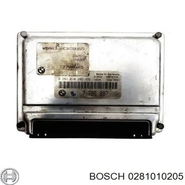 Електронний блок керування двигуном 0281010205 Bosch