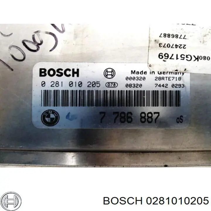 0281010205 Bosch модуль (блок керування (ЕБУ) двигуном)