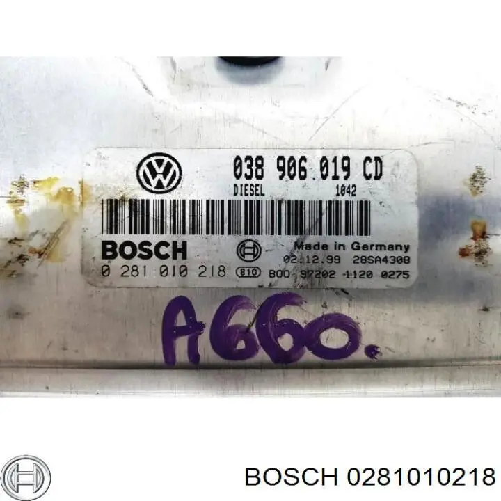 ЕБУ Bosch 0281010218 ціна, від 19.00 USD