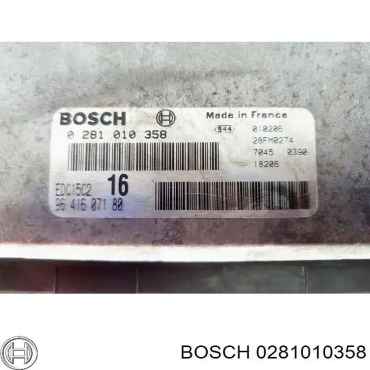 Купити 00001938J6 Peugeot/Citroen Модуль управління двигуном