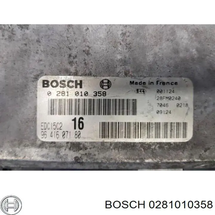 Купити 0281010358 Bosch Модуль управління двигуном