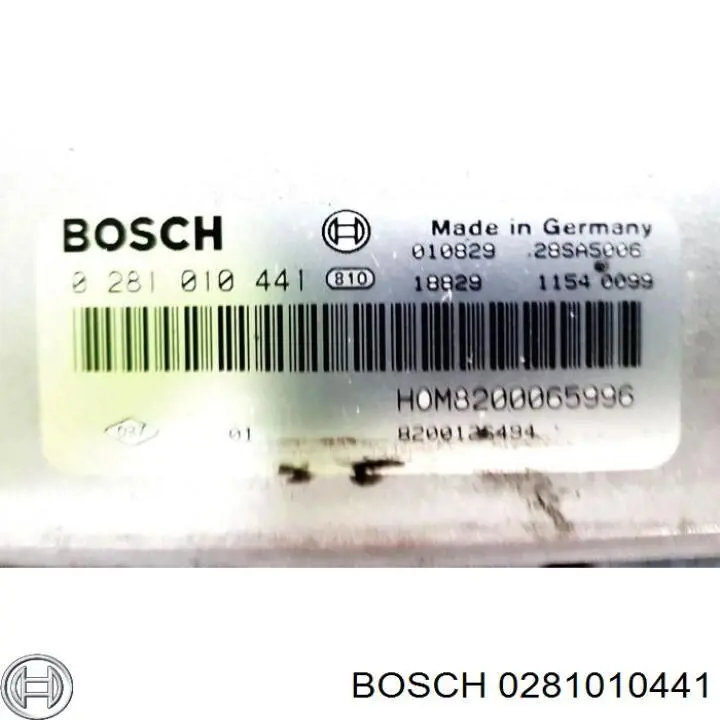 Купити 0281010441 Bosch Модуль управління (ЕБУ) упорскування палива