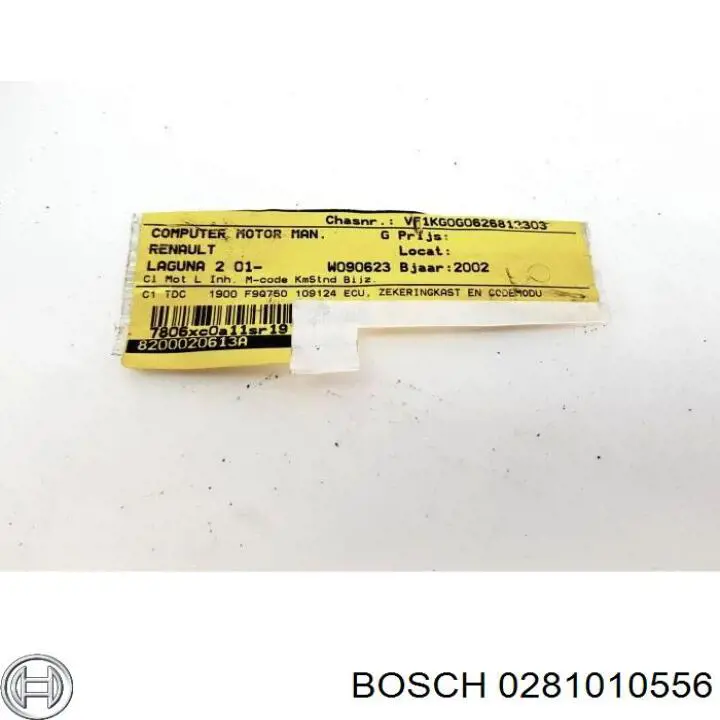 ЕБУ Renault (RVI) 281010556 ціна, від 9.86 USD