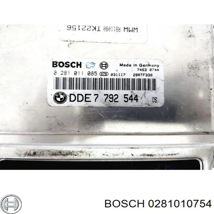 Електронний блок керування двигуном 0281010754 Bosch