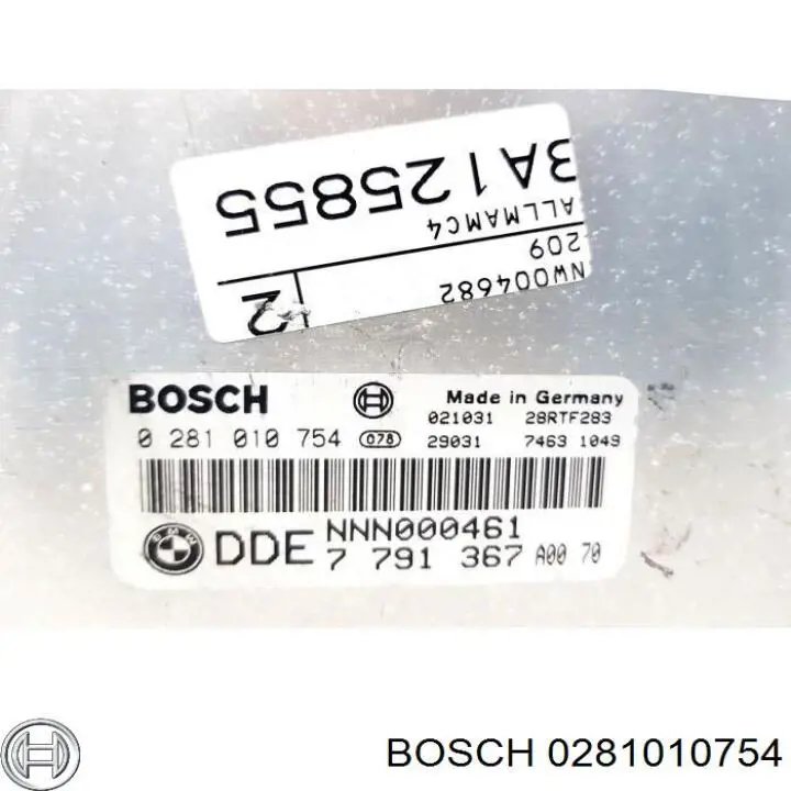 0281010754 Bosch Блок електронного управління