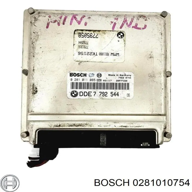 ЕБУ Bosch 0281010754 ціна, від 112.74 USD