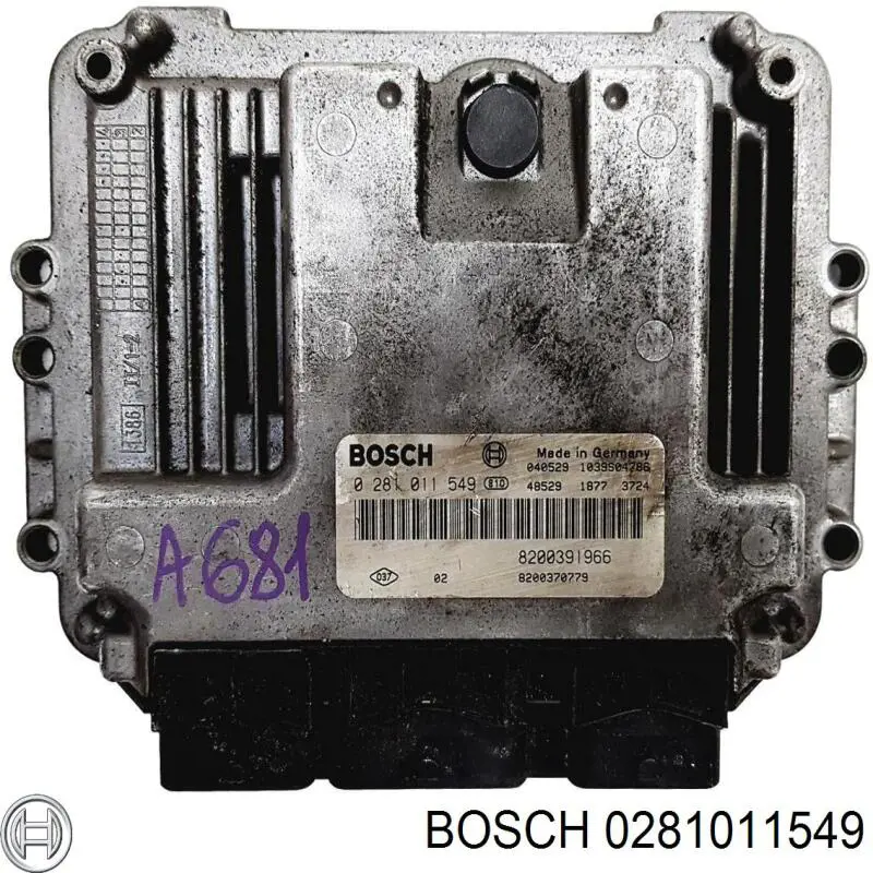 Модуль (блок) керування (ЕБУ) двигуном 0281011549 Bosch