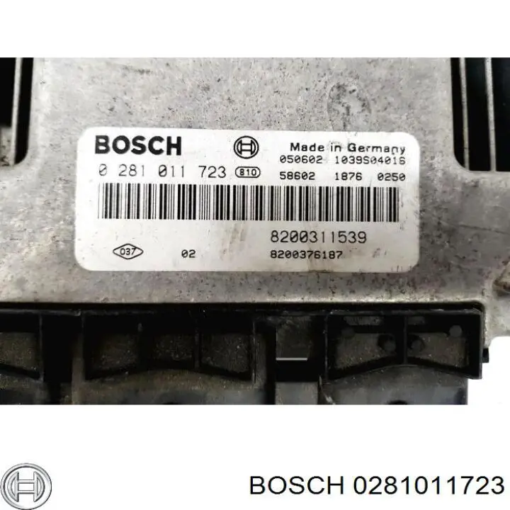 Електронний блок керування двигуном 0281011723 Bosch