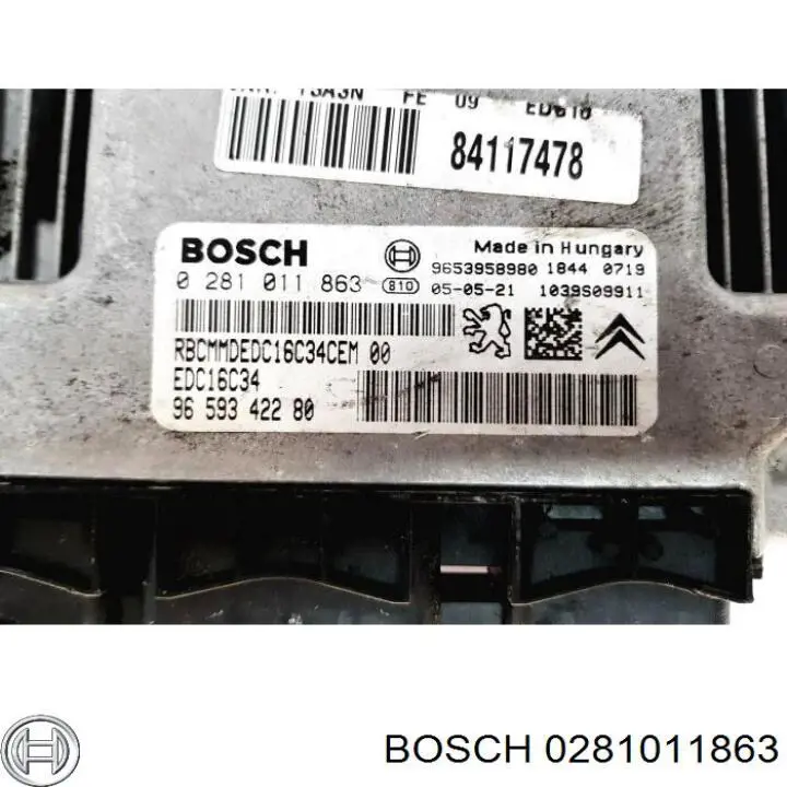 0281011863 Bosch Блок електронного управління
