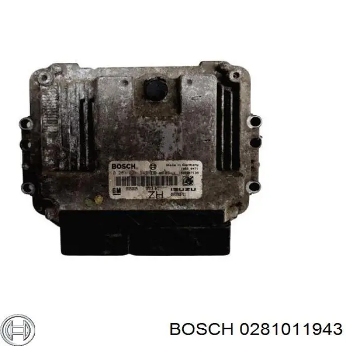 Електронний блок керування двигуном 0281011943 Bosch