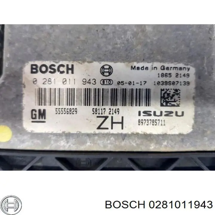 Блок двигуна Bosch 0281011943