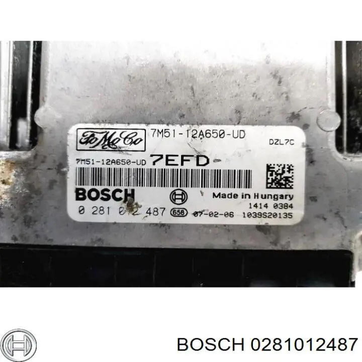 ЕБУ Ford 0281012487 ціна, від 69.68 USD