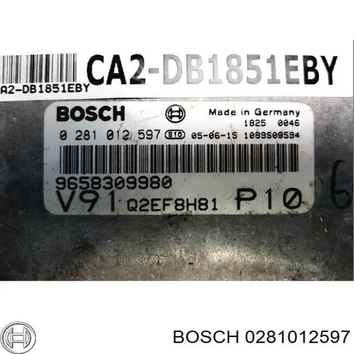 Купити 0281012597 Bosch Модуль управління двигуном
