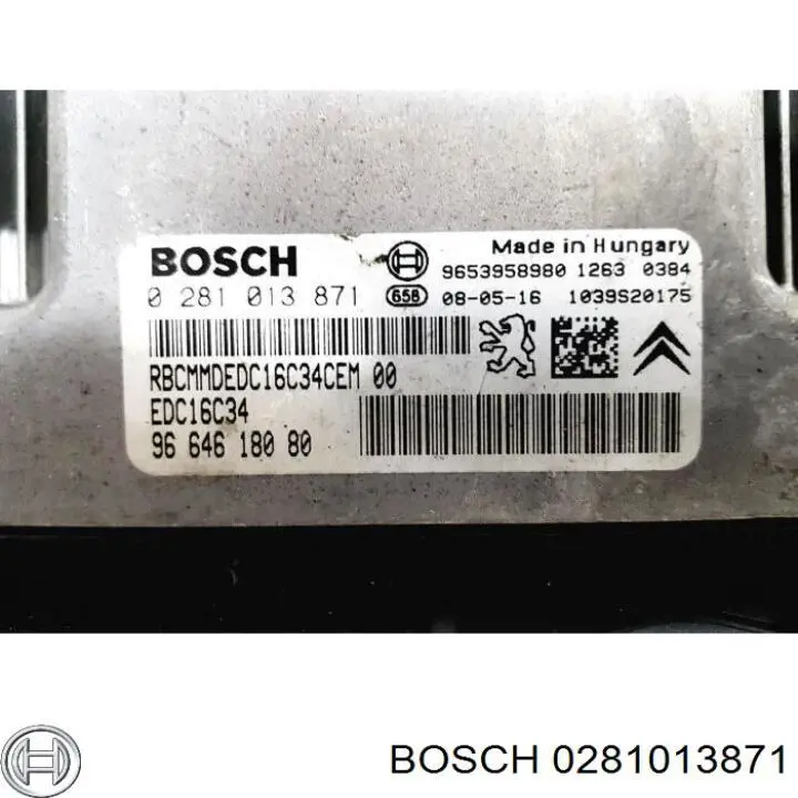 0281013871 Bosch Блок електронного управління