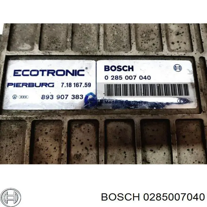 Електронний блок керування двигуном 0285007040 Bosch