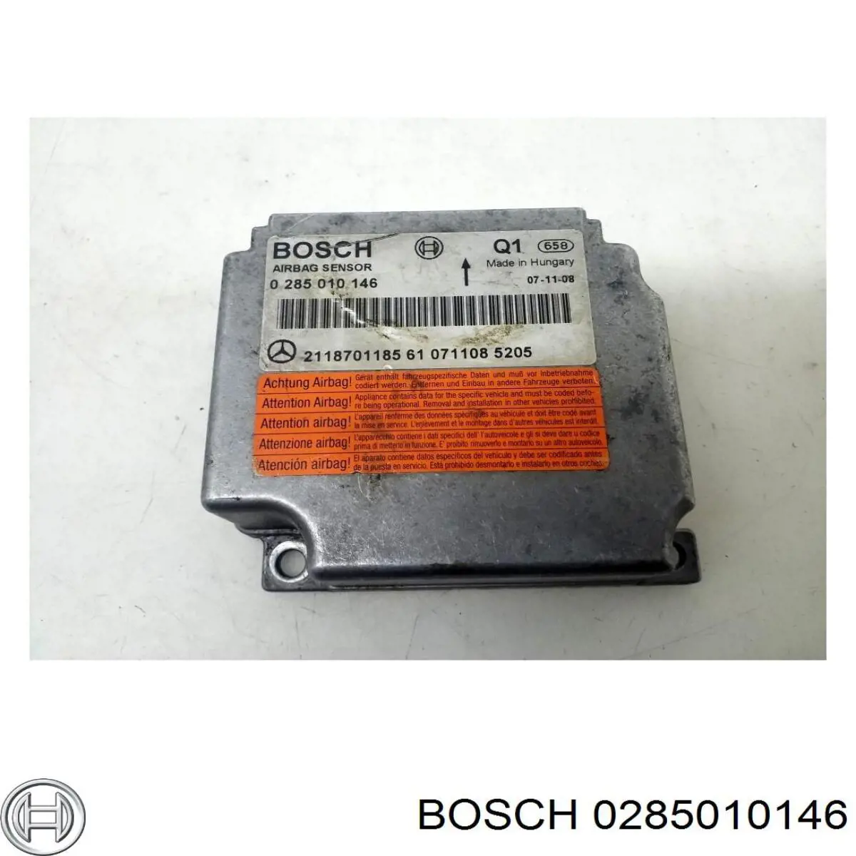 A0285010146 Mercedes Модуль-процесор управління подушки безпеки