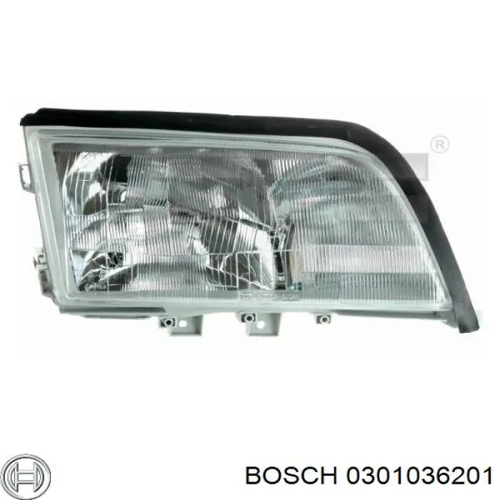 0301036201 Bosch Фара дальнього світла в зборі