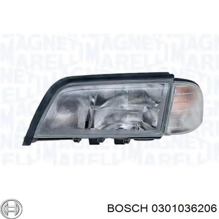 Фара права 0301036206 Bosch