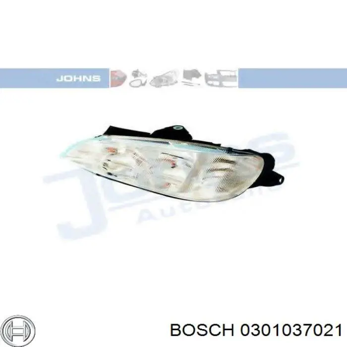 0301037021 Bosch Фара дальнього світла в зборі