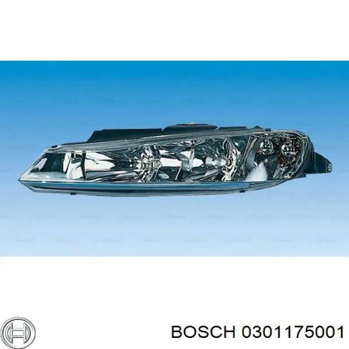 0301175001 Bosch Фара дальнього світла в зборі