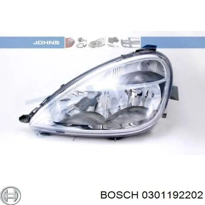 0301192202 Mercedes Фара правая