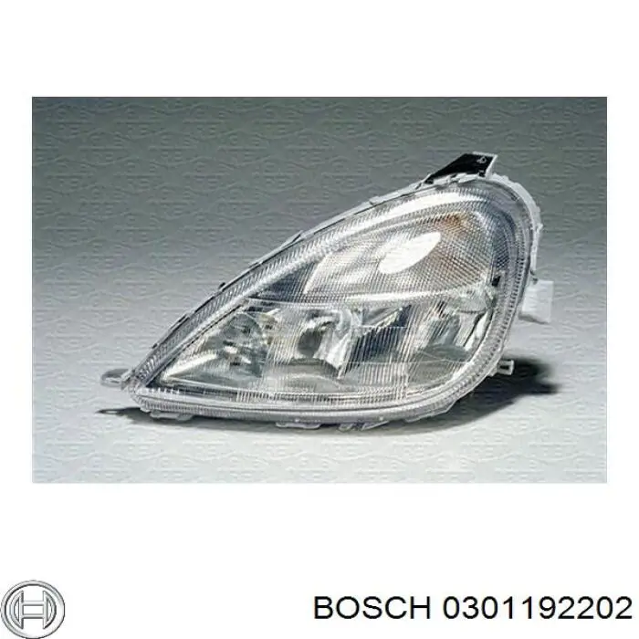 Фара передня права Mercedes 0301192202