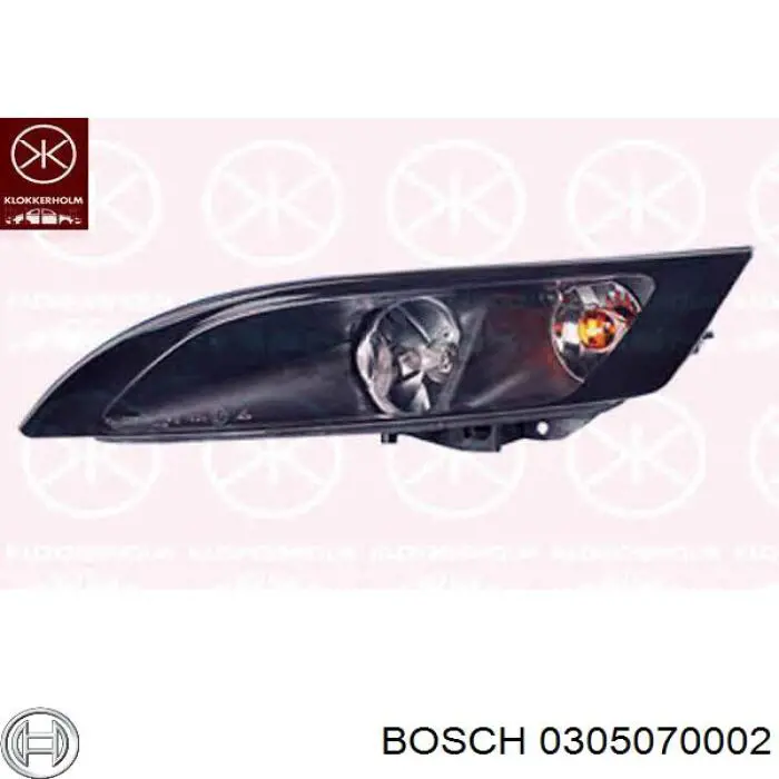 A4548200258 Mercedes Права протитуманні фари