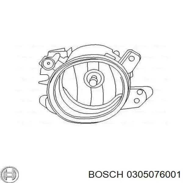 Фара протитуманна, ліва 0305076001 Bosch