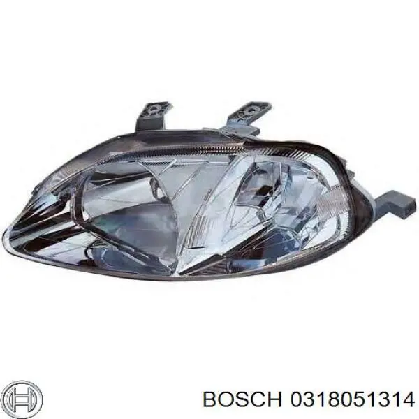 Купити 0318051314 Bosch Права блок фара