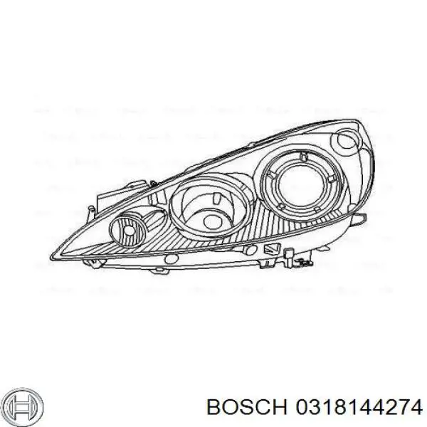 Фара правая Peugeot/Citroen 6206F7 ціна, від 696.01 USD
