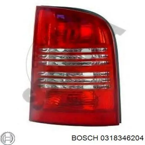 Задній правий стоп Depo/Loro/Abakus FP6403F2E