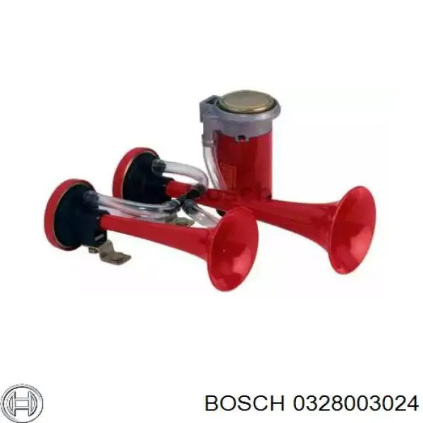 Сигнал високої тональності Bosch 0328003024 ціна, від 34.06 USD