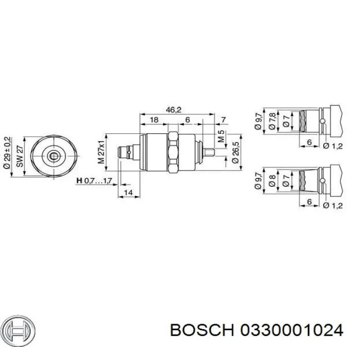 Клапан ПНВТ відсічення подачі пального(дизель-стоп) F002D13643 Bosch